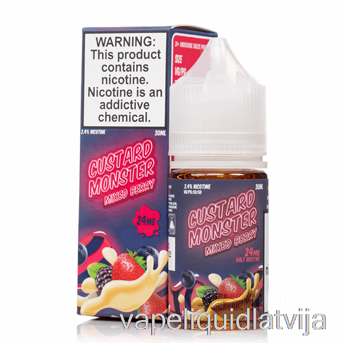 Jauktas Ogas - Olu Krēms Monstra Sāļi - 30ml 24mg Vape šķidrums